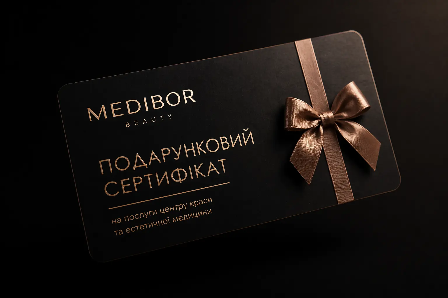 Подарункові сертифікати MEDIBOR Beauty